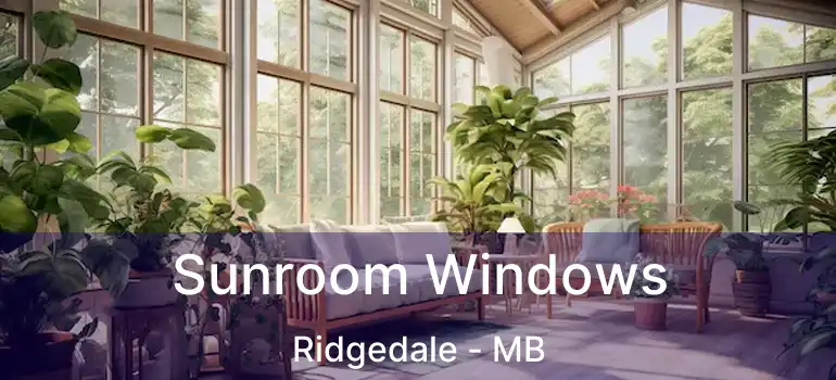 Sunroom Windows Ridgedale - MB