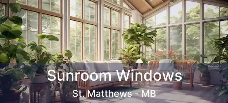  Sunroom Windows St. Matthews - MB