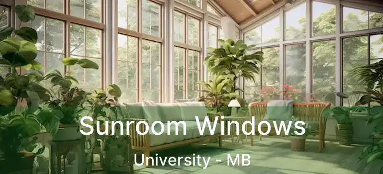  Sunroom Windows University - MB