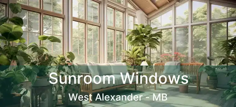  Sunroom Windows West Alexander - MB