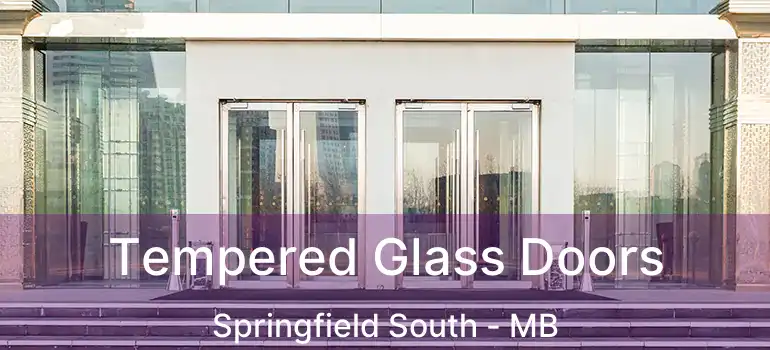  Tempered Glass Doors Springfield South - MB