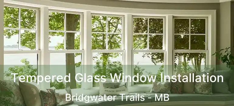  Tempered Glass Window Installation Bridgwater Trails - MB
