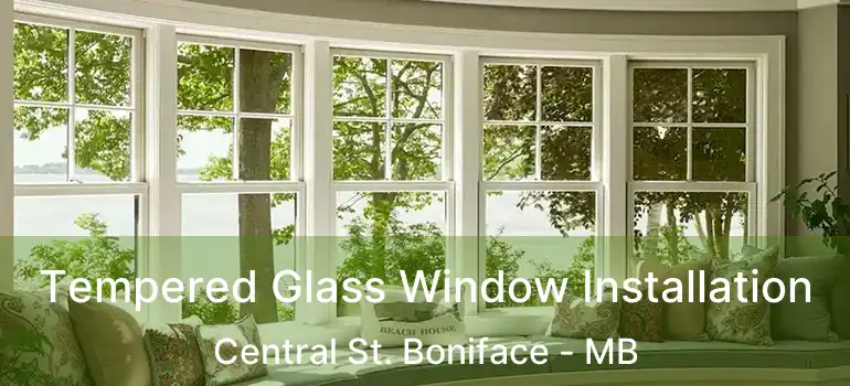  Tempered Glass Window Installation Central St. Boniface - MB