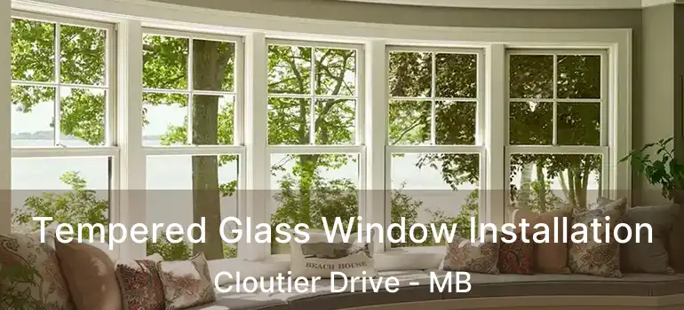  Tempered Glass Window Installation Cloutier Drive - MB