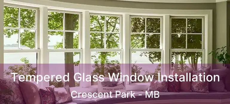  Tempered Glass Window Installation Crescent Park - MB