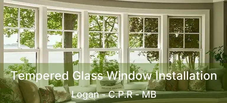  Tempered Glass Window Installation Logan - C.P.R - MB