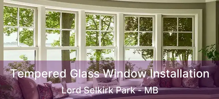  Tempered Glass Window Installation Lord Selkirk Park - MB