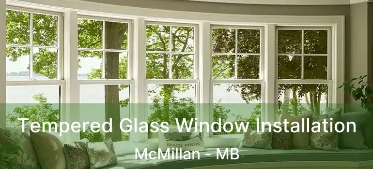  Tempered Glass Window Installation McMillan - MB