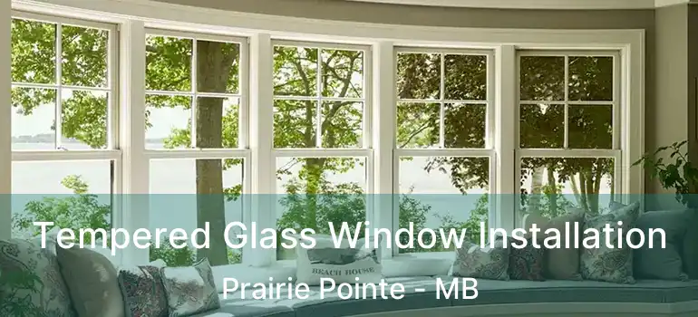  Tempered Glass Window Installation Prairie Pointe - MB