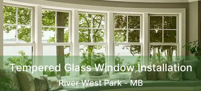  Tempered Glass Window Installation River West Park - MB