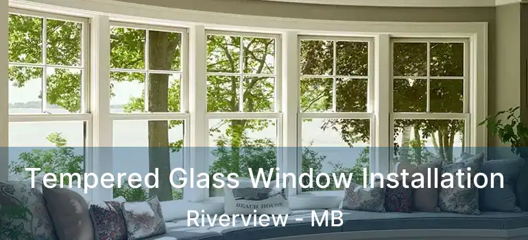  Tempered Glass Window Installation Riverview - MB