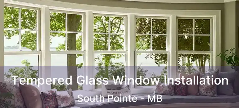  Tempered Glass Window Installation South Pointe - MB