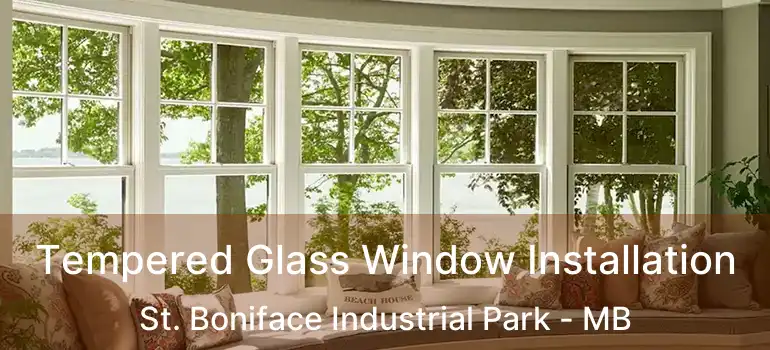  Tempered Glass Window Installation St. Boniface Industrial Park - MB