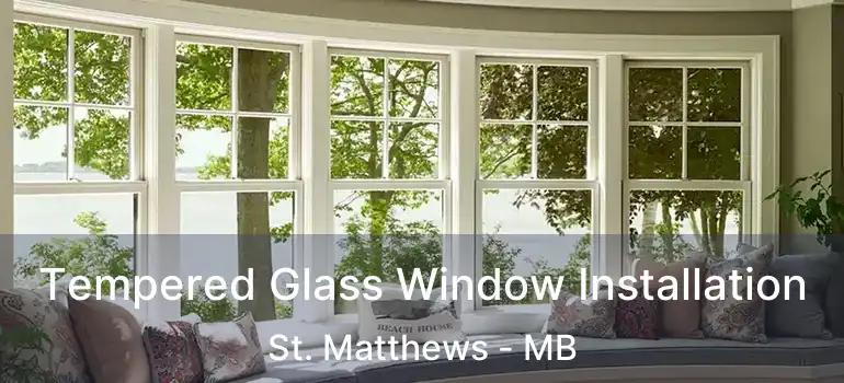  Tempered Glass Window Installation St. Matthews - MB