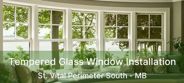  Tempered Glass Window Installation St. Vital Perimeter South - MB