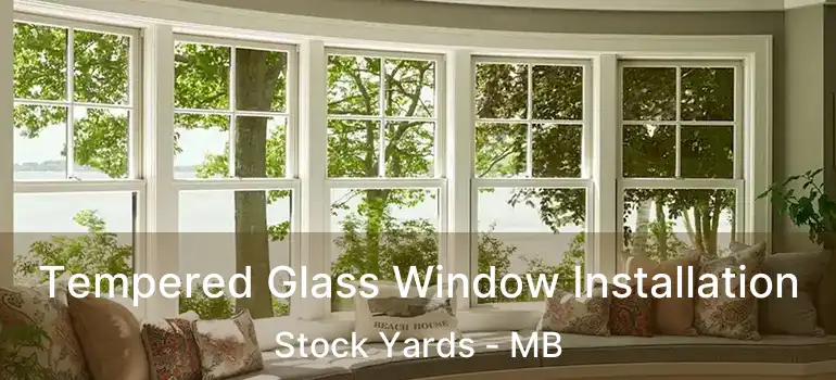  Tempered Glass Window Installation Stock Yards - MB