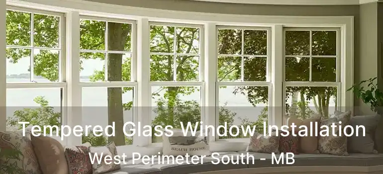  Tempered Glass Window Installation West Perimeter South - MB