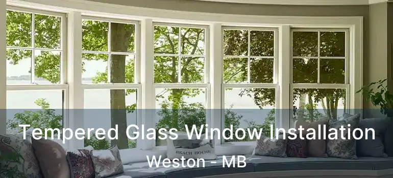  Tempered Glass Window Installation Weston - MB