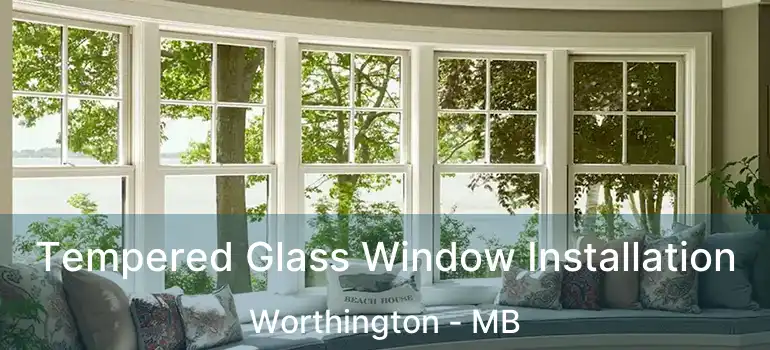  Tempered Glass Window Installation Worthington - MB