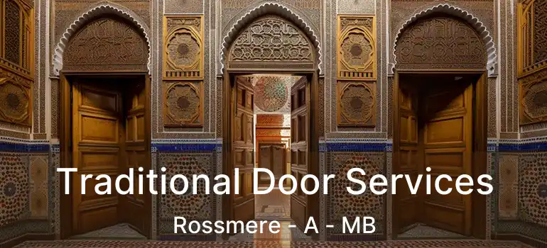  Traditional Door Services Rossmere - A - MB