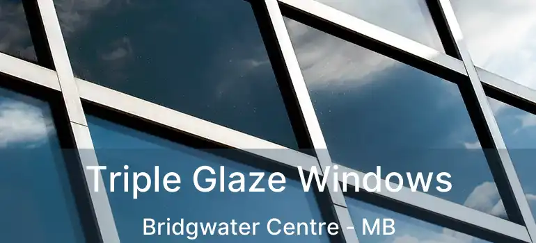 Triple Glaze Windows Bridgwater Centre - MB