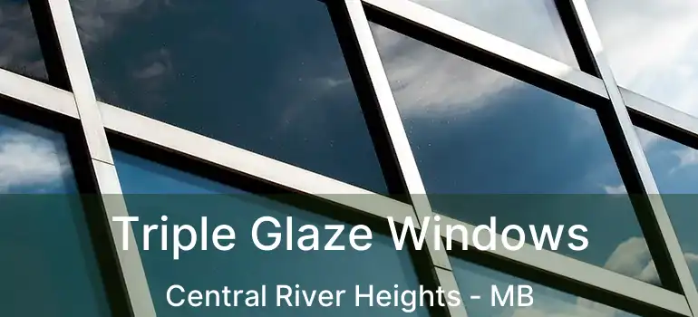  Triple Glaze Windows Central River Heights - MB