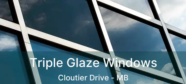  Triple Glaze Windows Cloutier Drive - MB