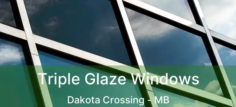  Triple Glaze Windows Dakota Crossing - MB