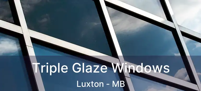  Triple Glaze Windows Luxton - MB