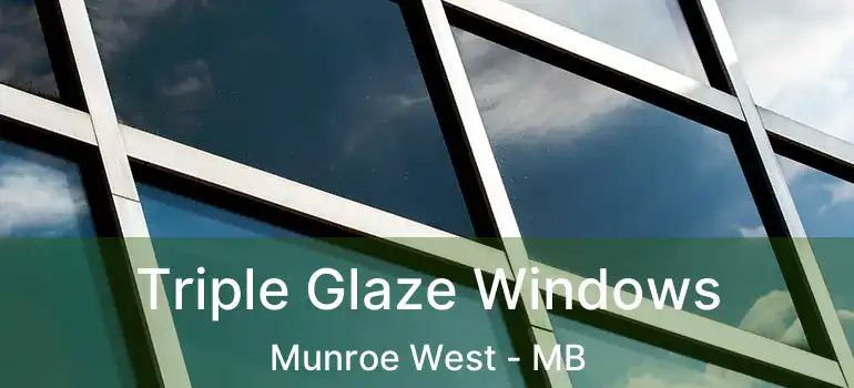  Triple Glaze Windows Munroe West - MB