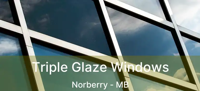  Triple Glaze Windows Norberry - MB