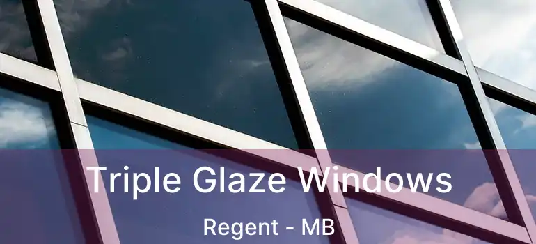  Triple Glaze Windows Regent - MB
