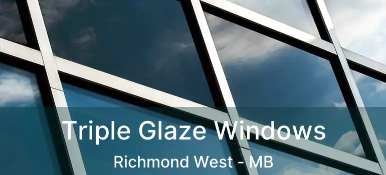  Triple Glaze Windows Richmond West - MB