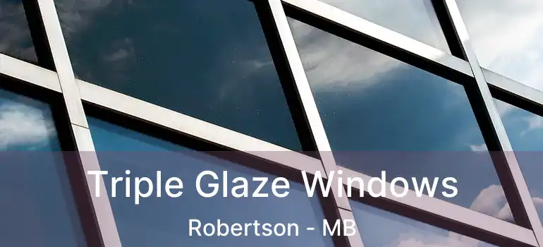  Triple Glaze Windows Robertson - MB