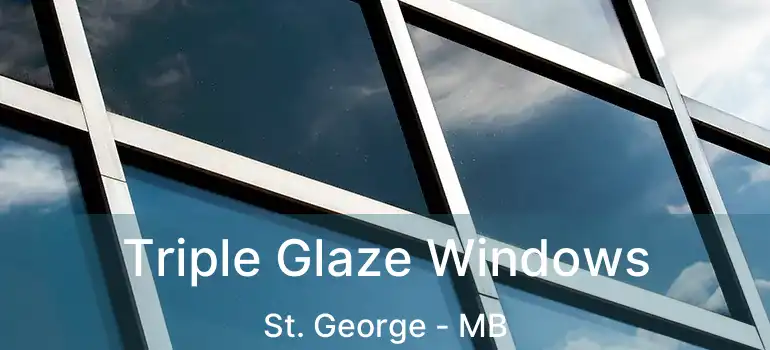  Triple Glaze Windows St. George - MB