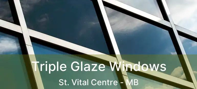  Triple Glaze Windows St. Vital Centre - MB