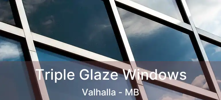  Triple Glaze Windows Valhalla - MB