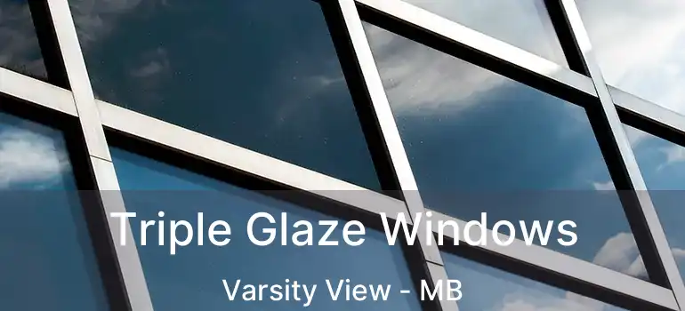  Triple Glaze Windows Varsity View - MB