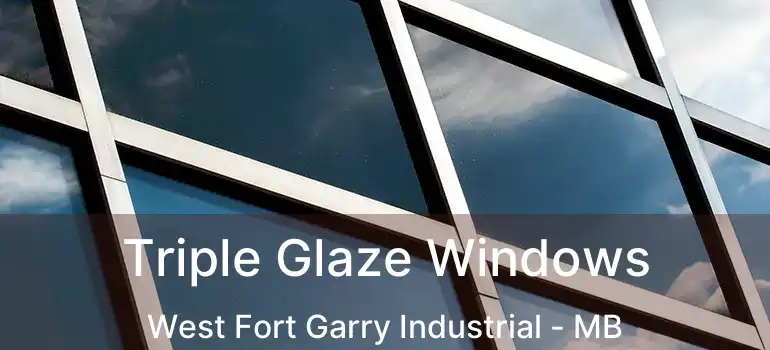  Triple Glaze Windows West Fort Garry Industrial - MB