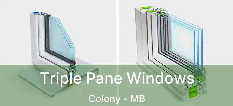  Triple Pane Windows Colony - MB