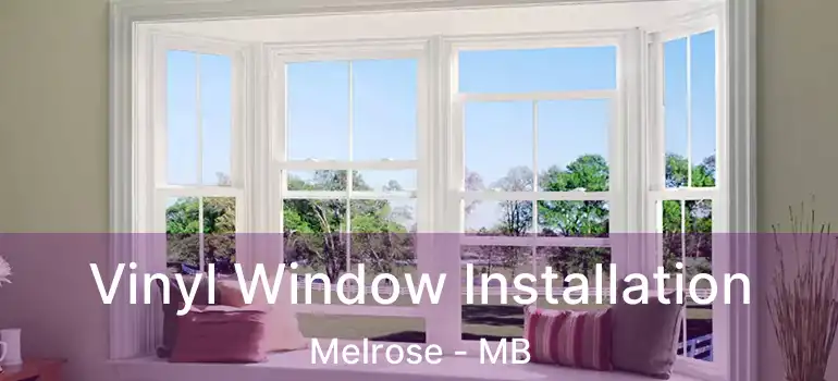  Vinyl Window Installation Melrose - MB