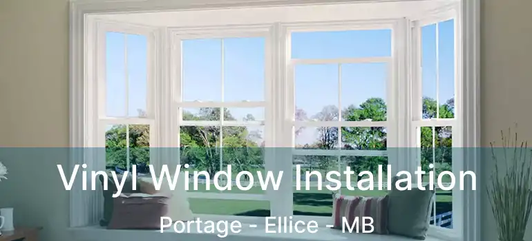  Vinyl Window Installation Portage - Ellice - MB