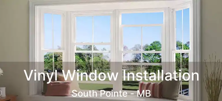  Vinyl Window Installation South Pointe - MB