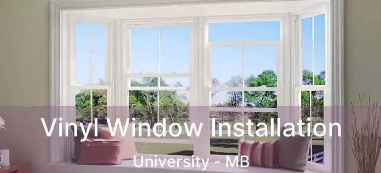  Vinyl Window Installation University - MB