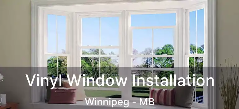  Vinyl Window Installation Winnipeg - MB