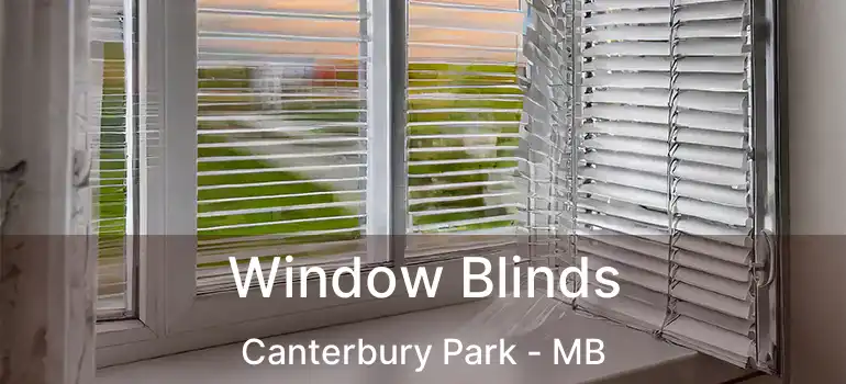  Window Blinds Canterbury Park - MB