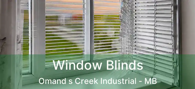  Window Blinds Omand s Creek Industrial - MB