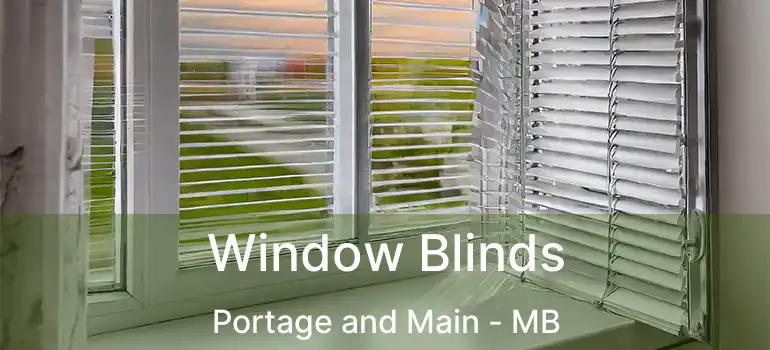  Window Blinds Portage and Main - MB