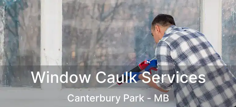  Window Caulk Services Canterbury Park - MB