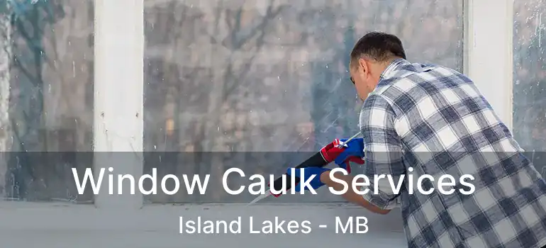  Window Caulk Services Island Lakes - MB